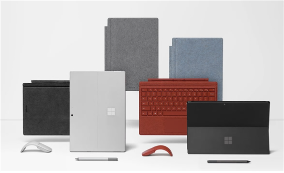 MS가 시판 중인 ‘서피스 Pro-7’. 사진=MS홈페이지 캡처