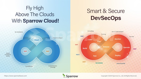 스패로우 메인 메시지 (제공=스패로우)