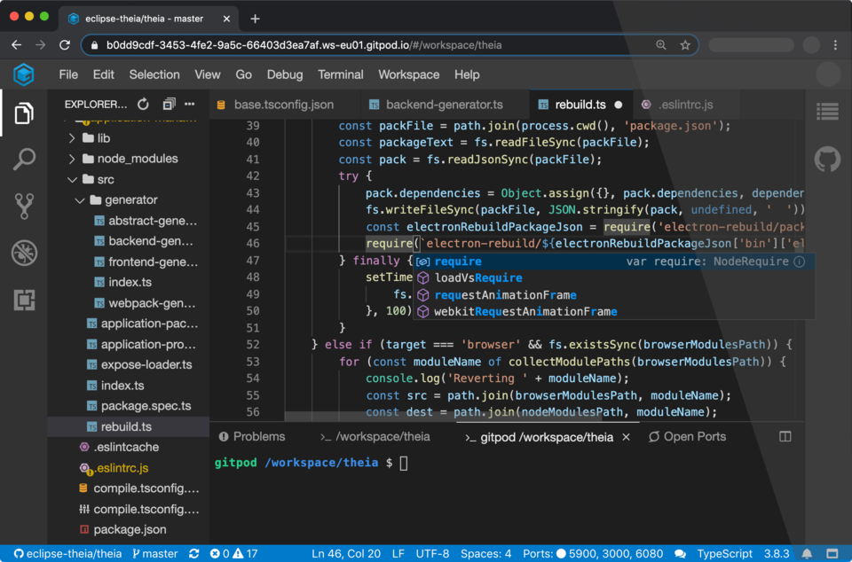 오픈소스의 결함과 보안문제에 대한 치밀한 대비가 필요하다는 지적이 날로 높다. 사진은 최근 깃파드가 출시한 오픈소스 클라우드 기반 IDE플랫폼의 화면. (사진=깃파드 홈페이지)