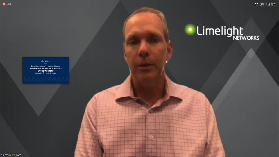 라임라이트네트웍스 밥 렌토(Bob Lento) CEO (사진=라임라이트네트웍스)