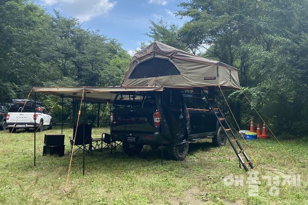 아웃도어, 캠핑 등 레저활동에 적합한 쌍용 렉스턴 스포츠 칸 다이내믹 에디션 (사진=쌍용차)