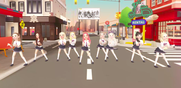 제페토 트와이스 티저 장면 (제공=네이버)