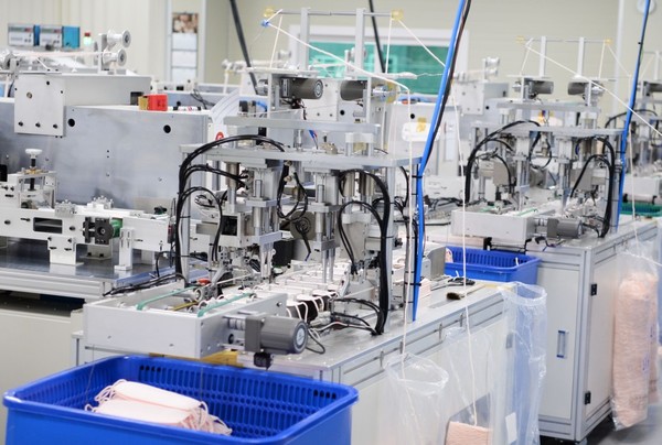 마스크공장/사진=산업부