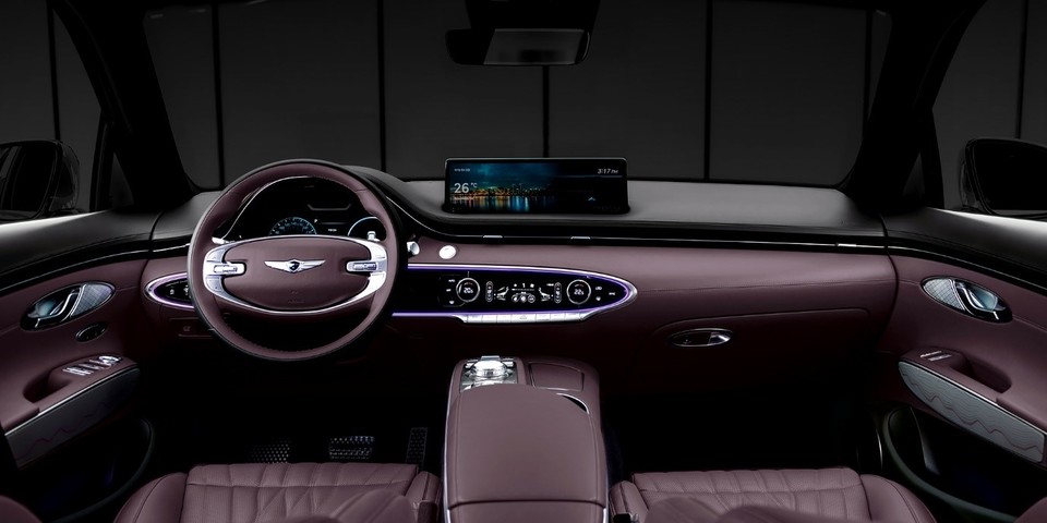 신형 제네시스 GV70 내부 모습 (사진=KT)