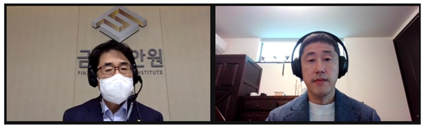 (왼쪽부터) 김영기 금융보안원 원장, 타니아이 미치히로 일본 금융ISAC 이사장 (제공=금융보안원)