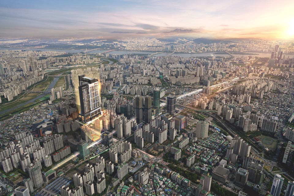 힐스테이트 신도림역 센트럴 조감도 (사진=현대엔지니어링)