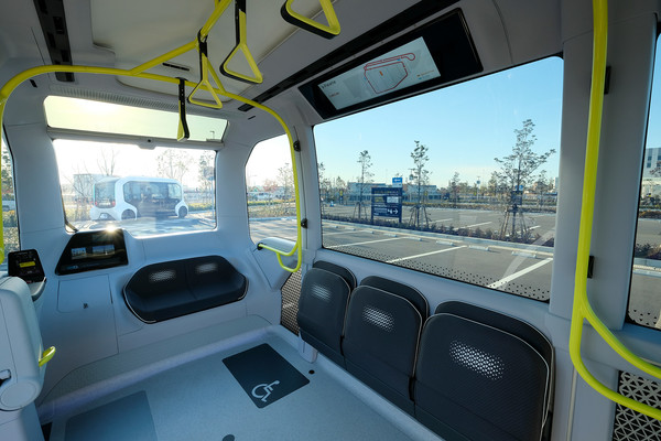 e-팔레트 내부 모습. 토요타는 파트너 사와 협력해 2020년대 초에 여러 지역에서 e-팔레트 차량을 상용화하는 것을 목표로 한다. (제공=토요타)