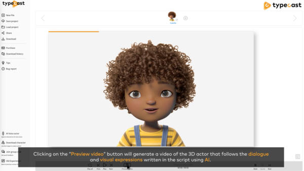 네오사피엔스의 인공지능 성우 서비스 ‘타입캐스트'의 새로운 AI 배우 서비스 (제공=네오사피엔스)