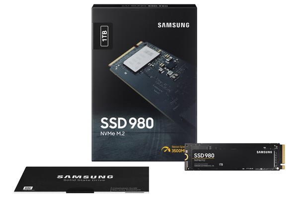 삼성전자 ‘NVMe SSD 980’ 제품 이미지. (제공=삼성전자)