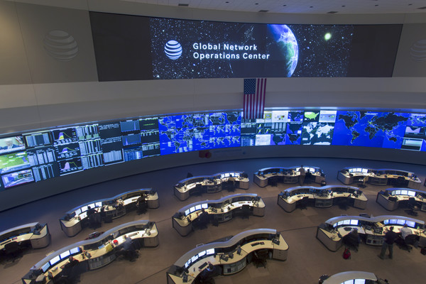 AT&T 글로벌 네트워크 오퍼레이션 센터 (제공=AT&T)