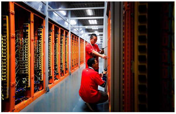 알리바바 클라우드의 데이터센터 (출처=알리바바 공식 홈페이지 캡쳐)