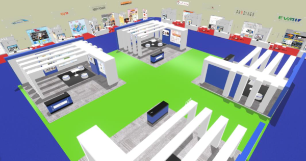 메타버스 온라인 3D 전시장의 모습으로 본문 기사와 직접 관련은 없음. (출처=빅데이터 기업 데이터킹)