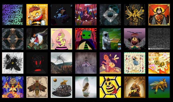 NFT 이미지(출처=www.beeinghope.io)