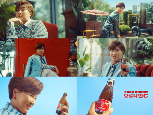 ▲동아오츠카는 국가대표팀 감독 박세리가 출연한 오로나민C 신규 광고 캠페인을 공개했다. (사진제공=동아오츠카)