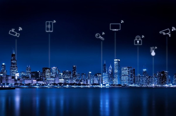 엣지 컴퓨팅의 조감도.