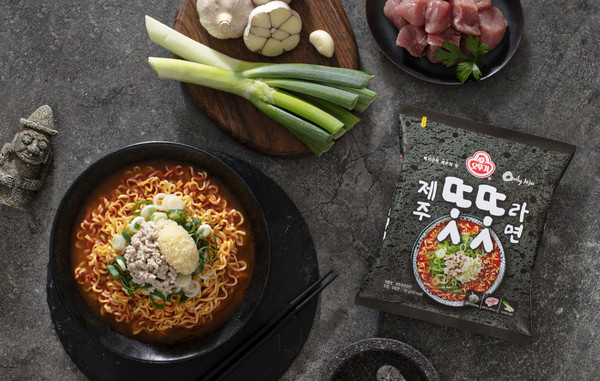 제주똣똣라면 연출컷(제공:오뚜기)