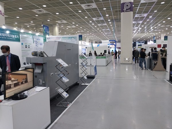 12일부터 코엑스에서 열리고 있는 '2022 스마트모빌리티물류전시회' 모습.