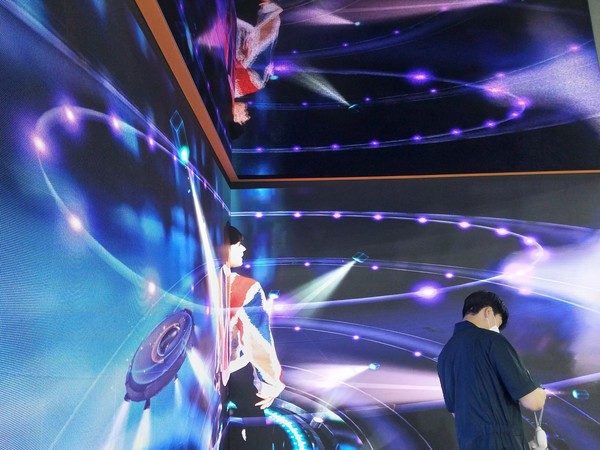 '2022 메타버스 페스티벌'에 출품된 KT의 메타버스 화면.