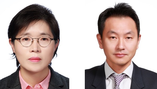 LG생활건강 (좌)이정애 신임 사장, (우)오상문 전무(사진:LG생활건강)