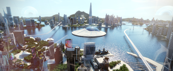 롯데 메타버스 내 화면. (사진=롯데정보통신)