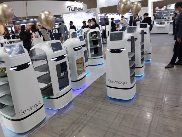 '2022 로보월드'에 출품된 로봇으로서 본문 기사와는 관련이 없음.