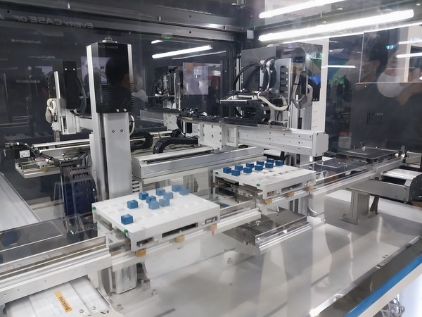 '2023 스마트팩토리전'에 출품한업체의 제품으로 본문 기사와 직접 관련은 없음.