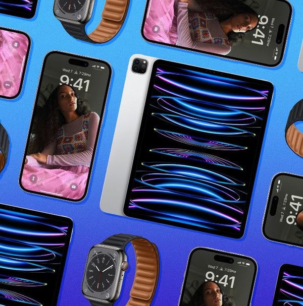 애플이 'WWDC 2023'에서 공개한 제품 라인업 이미지. (출처=월스트리트 저널)