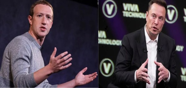 마크 저커버그(왼쪽)와 일론 머스크. 두 사람 간의 '결투'가 정작 실현될 가능성은 낮지만, 단순한 농담만은 아니라는 분석도 적지 않다.