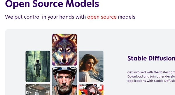 독립챗봇 오픈 어시스턴트 등의 기반이 된 오픈소스 저장소(스태빌리티AI) 화면.