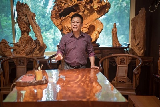 [자신의 창업 과정을 소탈하게 얘기하는 셰웨밍(謝洧銘) 회장] 