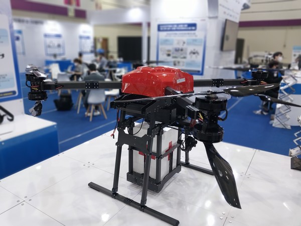 사진은 '2022 국제무인이동체박람회'에 출품된 드론 제품으로 본문 기사와 직접 관련은 없음.