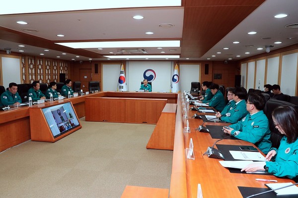 이상민 행정안전부 장관 주재 대책회의가 열리고 있다. (사진=행정안전부)