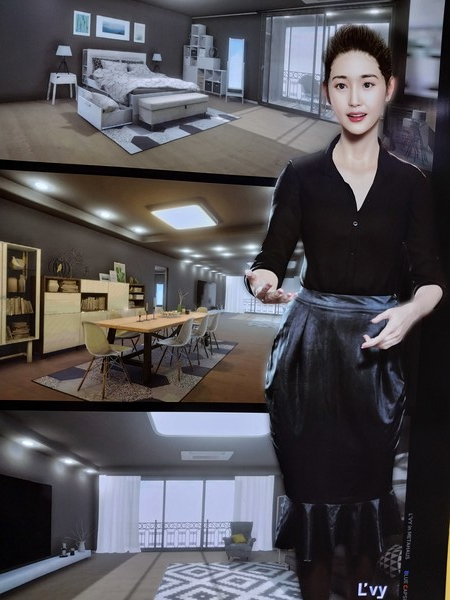 '2022 메타버스 페스티벌'에 출품된 가상 인간 모델.