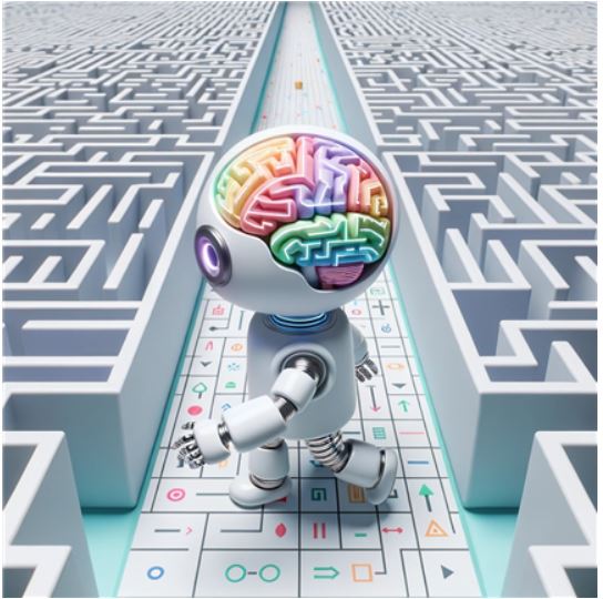 AI 기억 통합의 미로: 트랜스포머 모델의 뇌과학적 도전 이미지. (출처=기초과학연구원)