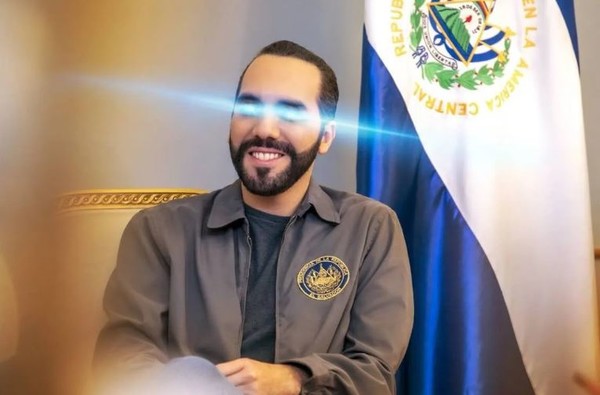 재선에 성공한 엘살바도르 나이브 부켈레 대통령. 그는 세계 지도자 중 유일하게 비트코인 신봉자로 알려져있다. (사진=X 트윗)