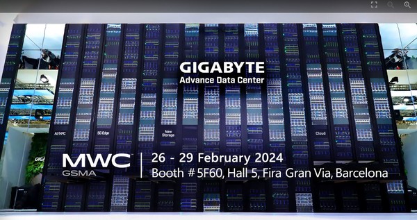 'MWC 2024'에서도  HBM3가 채용된 차세대 AI 서버가 출시되었다. (사진=GiGa Technology)