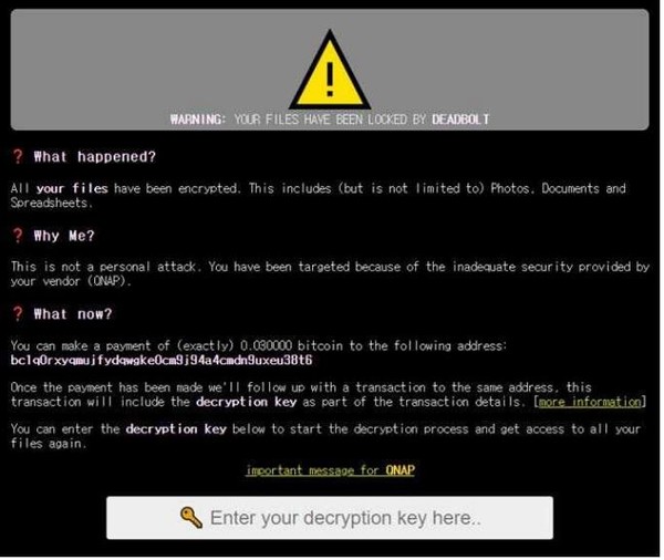 해킹 당한 NAS 서버 파일 화면. (사진=한국인터넷진흥원, 블리핑컴퓨터)