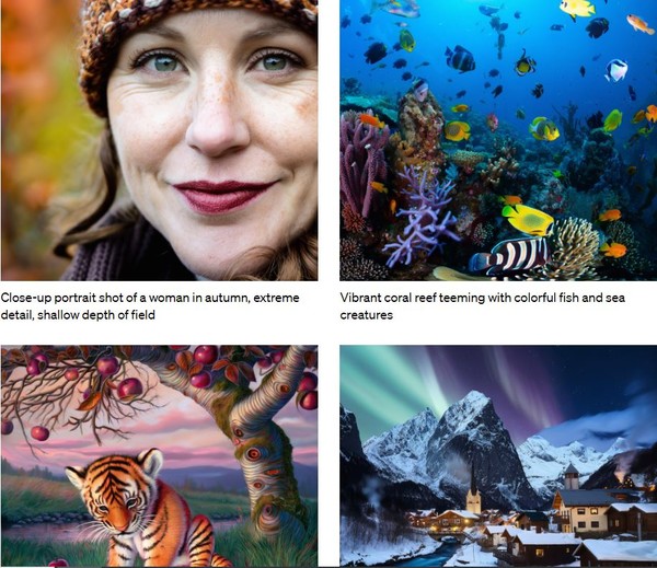 오픈AI가 개발한 텍스트-비디오 AI모델 '소라'가 만든 영상들. (사진=오픈AI)