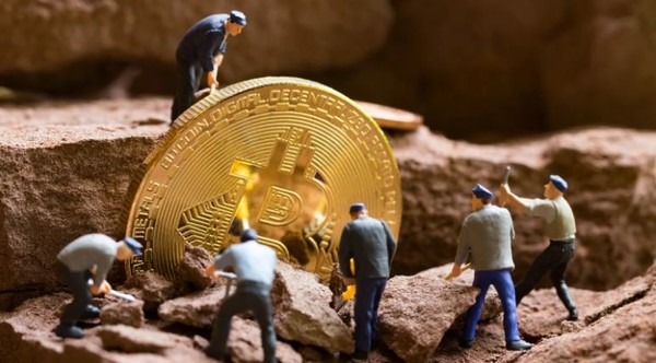  비트코인 채굴을 이미지화한 그림. (출처=셔터 스톡)