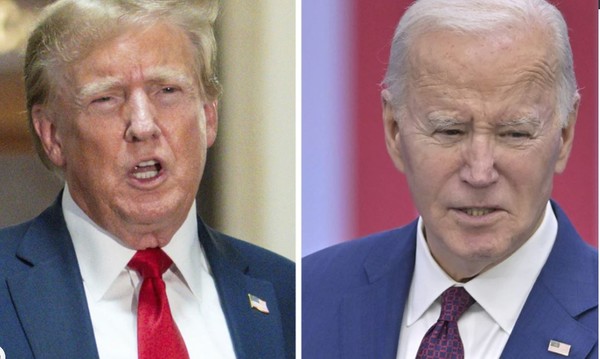 트럼프 전 미국 대통령과 바이든 미국 대통령. (사진=AP통신)