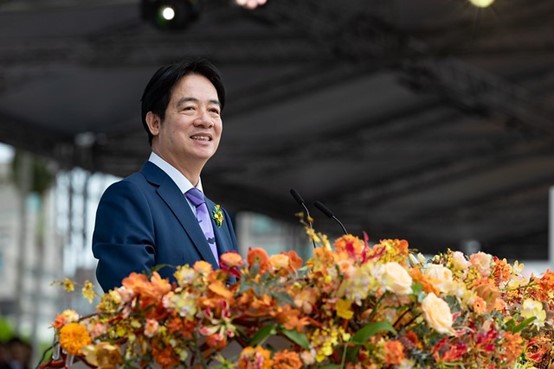 Taiwan President Lai Ching-te gives inauguration speech(Photo: Taiwan Presidential Office)