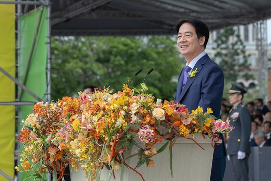 Taiwan President Lai Ching-te gives inauguration speech(Photo: Taiwan Presidential Office)