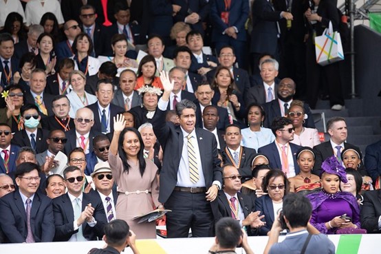 Foreign dignitaries attend Taiwan presidential inauguration ceremony(Photo: Taiwan Presidential Office)
