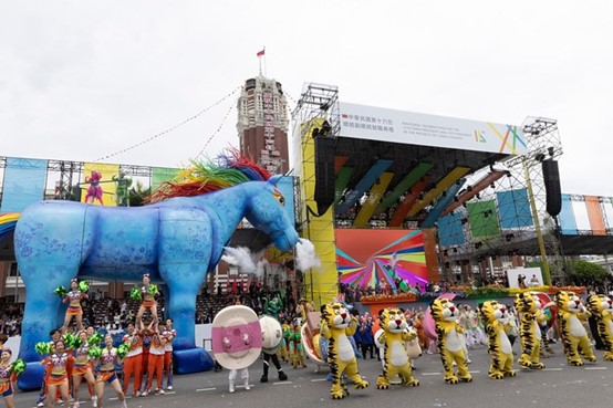 Performance in Taiwan presidential inauguration ceremony(Photo: Taiwan Presidential office)