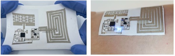 한양대 연구팀이 개발한 전자피부. (제공=과학기술정보통신부)