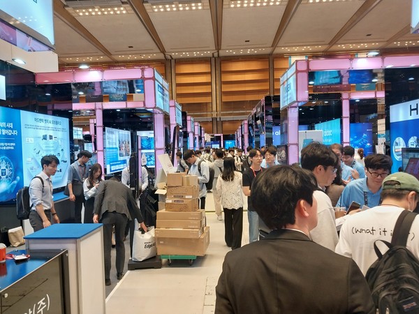 IT업계가 두루 참여한 'AI엑스포코리아 2024'로서 본문 기사와는 관련이 없음.