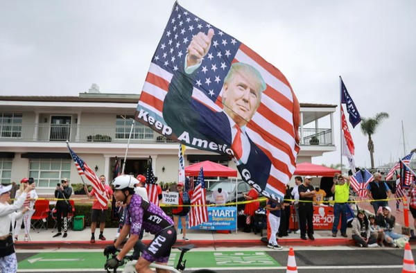 트럼프가 또 다시 '암호화폐 대통령'을 자임하고 나섰다. (사진=로이터통신)