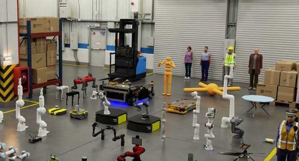 테슬라의 '휴머노이드' 개발 현장. (출처=테슬라)