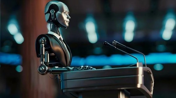 'AI 정치인' 이미지. (어도비 스톡)