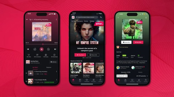 인도가 자체 개발한 오디오 AI 솔루션 '포켓 FM'. (출처=포켓 FM)